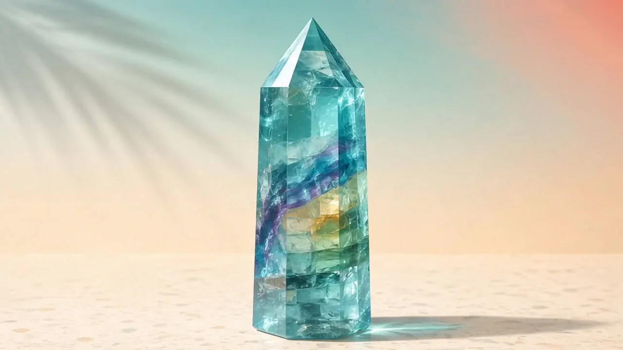 Aquamarine crystal study for the Crystal Library